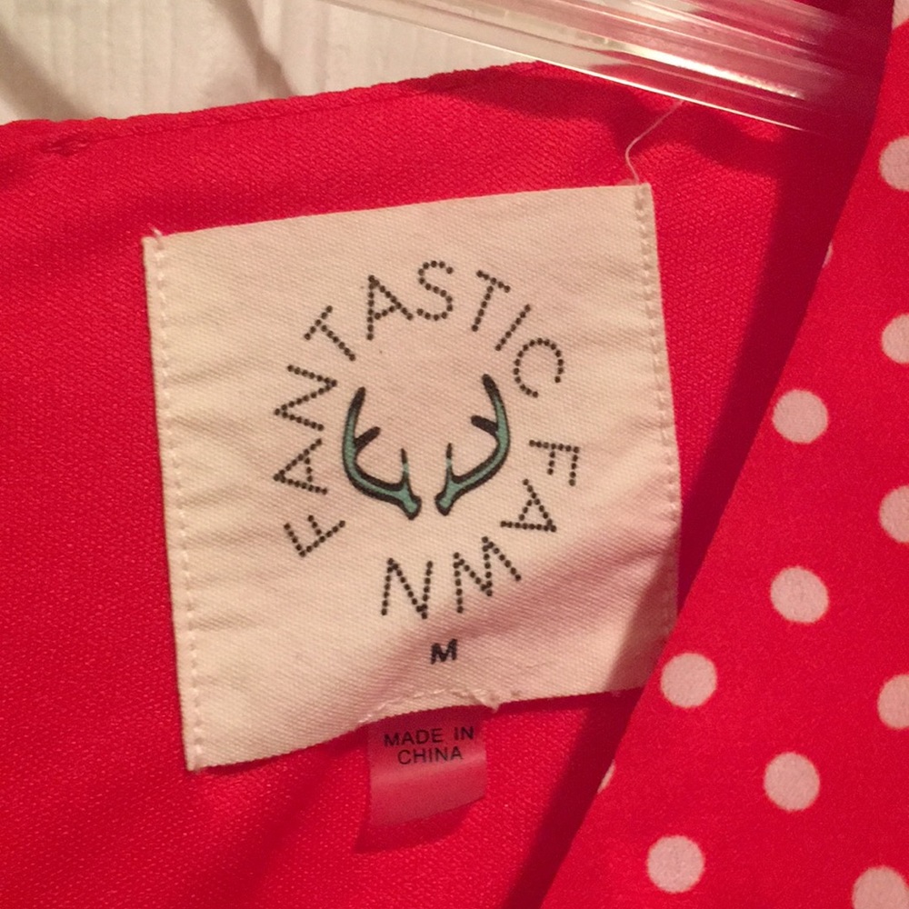 Polka Dot Midi Dress w/ Bow Sleeves.Minnie… - Picture 4 of 6